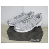NIB BioFit Sandy Silver Women's Sneakers - Sz 12