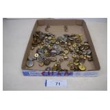 Lot of Vintage Metal Buttons