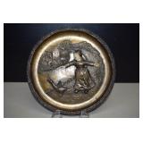 Vintage Collector Plate By Artist James Warrey