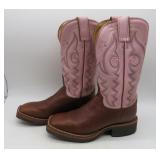Like New Women's Justin Square-Toed Boots - Sz 5-1