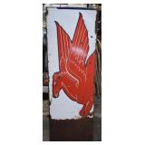 Vintage Mobil Oil Pegasus Metal Sign/Door