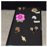 Pair of Earrings and Six Brooches BSK & Gerrito