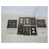 GE  Nouveau Art Wall Plug and Switch Covers