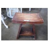 Small Teak Bench Chair