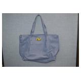 Vintage Joy Mangano Blue Perriwinkle Zippered Bag