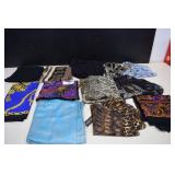 Lot of Ladies Scarves. Several Silk