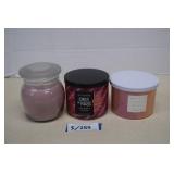 Three Candles. All Unused