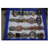 Twenty Very Nice Stretch Back Costume Rings