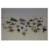 Vintage Lot Diecast & Plastic Airplanes