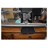 DeJur 8mm Projector With Screen On A Stand