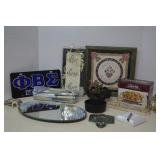 MISC Lot Home Decor, Mirror, Recipe Box, &