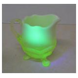Vintage Model Flint Vaseline/Uranium Glass MORE