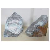 Bande Polished Marble Bookends - 7lbs, 5oz