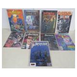 Nine Batman Graphic Novel Books and Comic Books