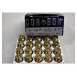 20 Rounds Of 40 S&W Ammo