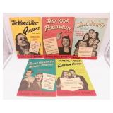 Five 1944 'Good Time' Entertainment Books