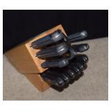 Farberware Knives/Scissors Set in Wood Block