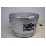 3-Gallon Galvanized Steel Bucket