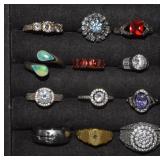 (12) Cocktail Rings & Bands