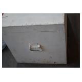 Wood Box / Chest With Hinged Lid and Handles