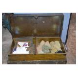 Vintage Military Chest Full Of Military Items MORE
