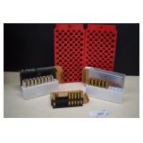 Two Universal Loading Trays & Ammunition Casings