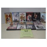 MISC Lot DVDs & (1) Book