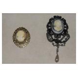 Cameo Brooch & Cameo Pendant