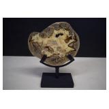 Very Nice Septarian Nodule Half Dragon Stone -With