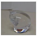 Vintage Orrefors Sweden Crystal Clear Frog