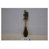 Brass Squirrel Shoe Horn