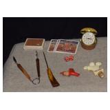 Bakealite Ice Pick & Tongs, Two Pour Spouts, Seth