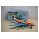 Vintage 747 Jumbo Jet, Battery Powered,Moving