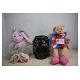 NWT,Bear That Sings & Moves,Metal Cork Holder &