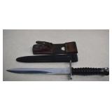 Swiss M 1957 Sig 57 Bayonet w/ Scabbard & Leather