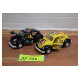 Two Volkswagen Bug Pull Back  Cars
