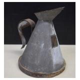 Antique Rare Handmade Measuring Oil Can -Look This