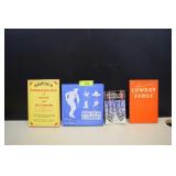Three Cowboy Books & Treasury of Wit  And Humor
