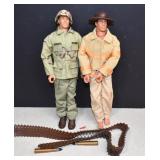 Two Vintage G.I. Joe Action Figures