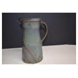 Lovely Signed Pottery Pitcher