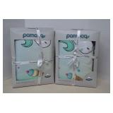 Two Pamooq Baby Bedding Sets