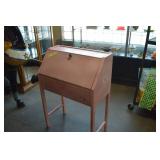 Pink Wooden Children's Writing Desk