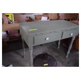 Painted Two Drawer Desk