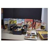Art Box w/ Supplies & How To Art Books & More