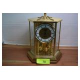 Howard Miller Mega Quartz Brass Anniversary Clock