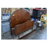 Hibriten Antique Headboard & Footboard w/ Rails