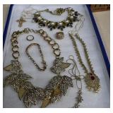Beautiful Collection Of Rhinestone Jewelry,Display