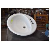 Glacier Bay Porcelain Bathroom Sink