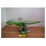 Green Animated Walking Dragon. Walks, Lights &