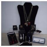 Fourteen Pieces Of New Costume Jewelry
